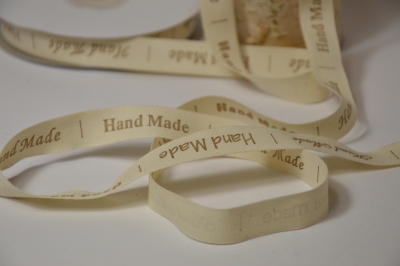 LABEL am Band "handmade" 15mm